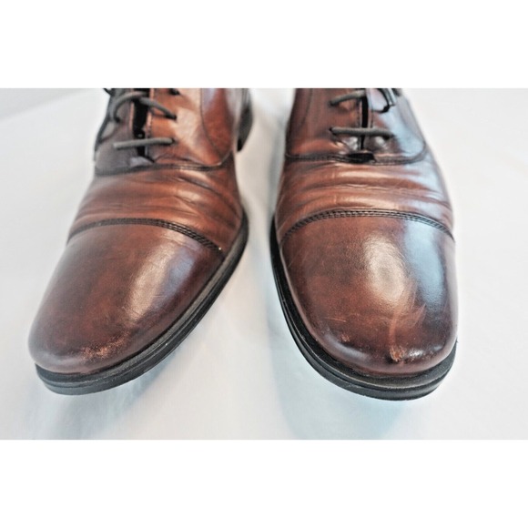 Cole Haan Men Shoes Size 10 M Brown Modern Essentials Oxford Dress Shoes C09167 - Picture 5 of 10